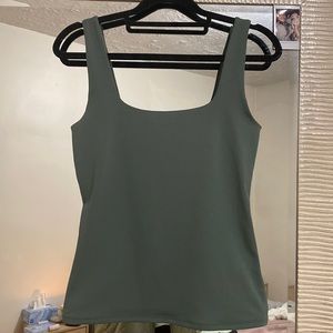 Express Body Contour Square Neck Tank